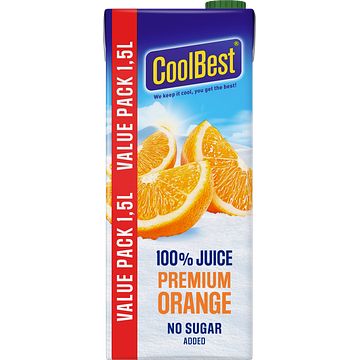 Foto van Coolbest premium orange voordeelpak 1, 5l bij jumbo