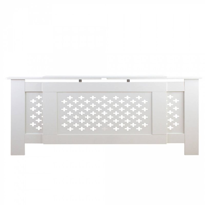 Foto van Radiator ombouw verwarming - radiator omkasting - breed 140 cm tot 190 cm