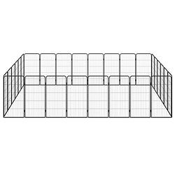 Foto van The living store hondenkennel gepoedercoat staal - 400x300x100 cm - stabiel en veilig