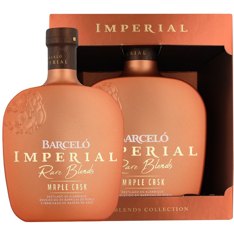 Foto van Barcelo imperial maple cask 70cl rum + giftbox