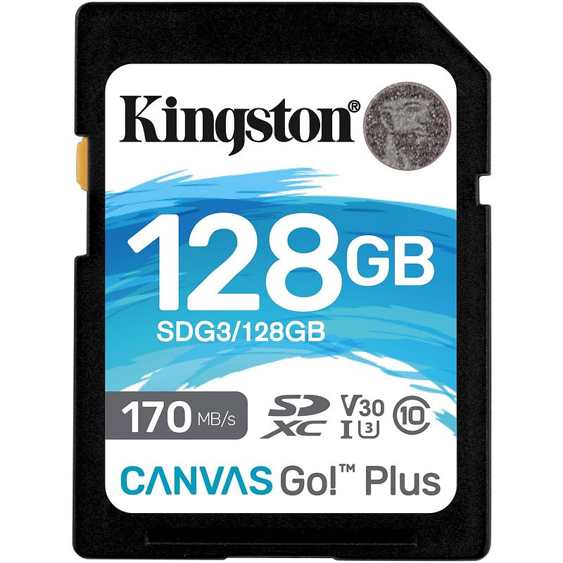 Foto van Canvas go! plus sdxc 128 gb