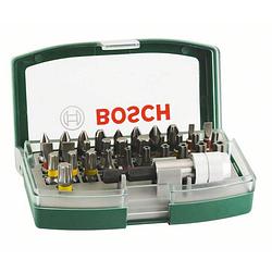 Foto van Bosch accessories promoline 2607017063 bitset 32-delig plat, kruiskop phillips, kruiskop pozidriv, inbus, binnen-t bo, binnen-zesrond (tx)