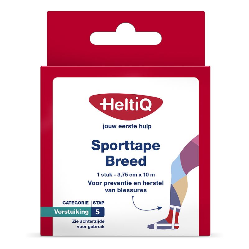 Foto van Heltiq sporttape breed 10 m x 3, 75cm bij jumbo