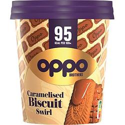 Foto van Oppo brothers caramelised biscuit swirl 475 ml bij jumbo