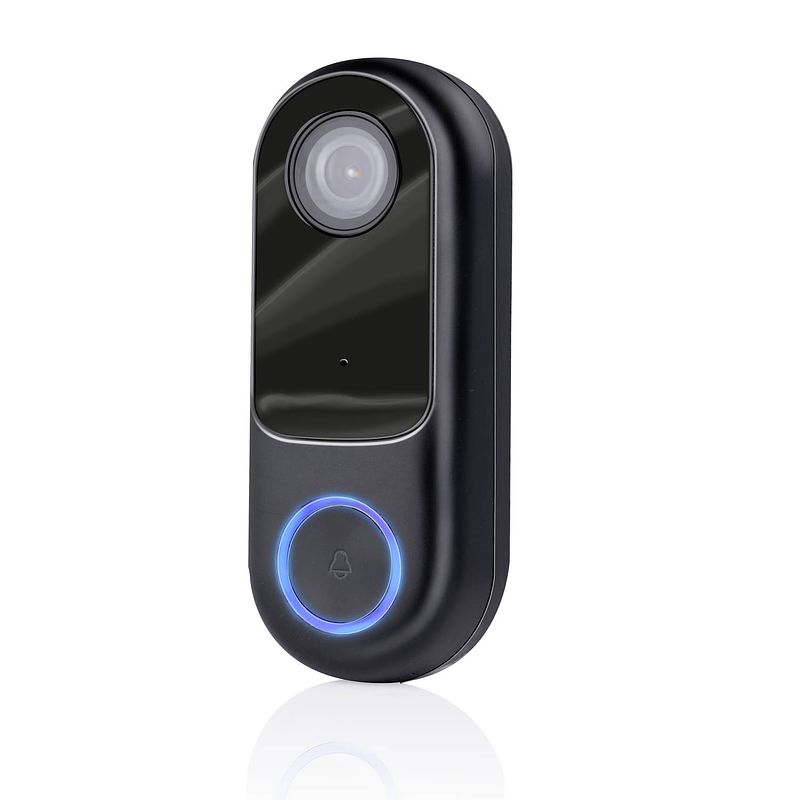 Foto van Alpina smart home video-deurbel met camera en wifi - full hd - intercom - nachtzicht - sensor - ip54