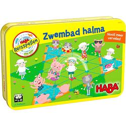 Foto van Haba reisspel zwembad halma junior metaal (nl)