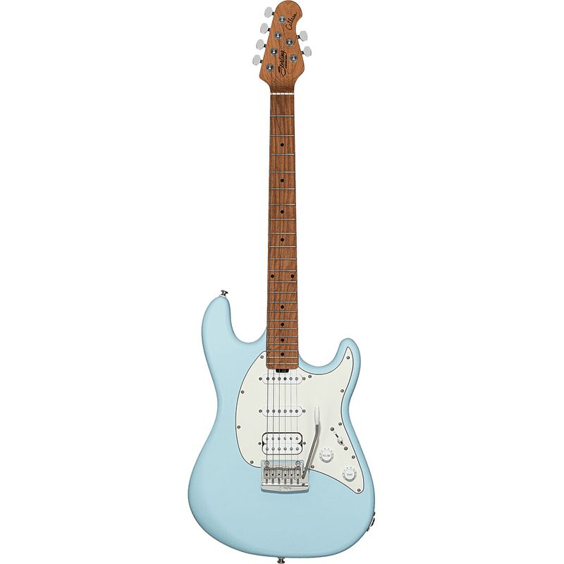 Foto van Sterling by music man cutlass ct50 hss daphne blue elektrische gitaar