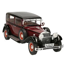 Foto van Modelauto/schaalmodel mercedes-benz typ nurburg 460 1928 schaal 1:18/28 x 9 x 11 cm - speelgoed auto'ss