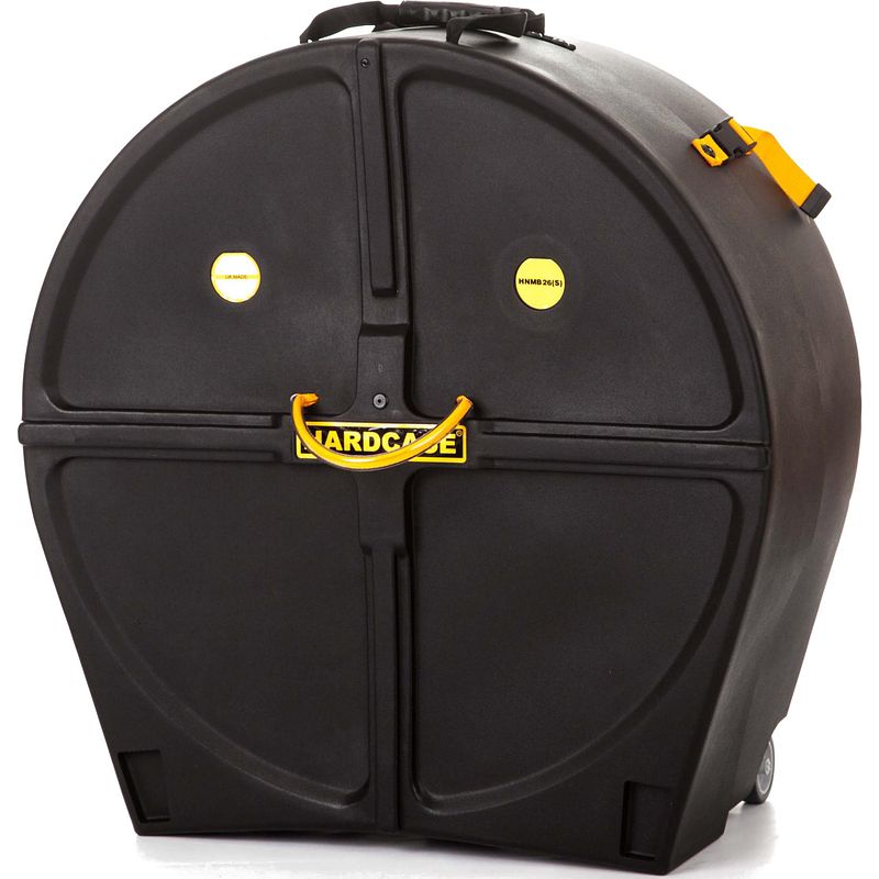 Foto van Hardcase hnmb26s koffer voor 26 x 10/12 inch marching bassdrum