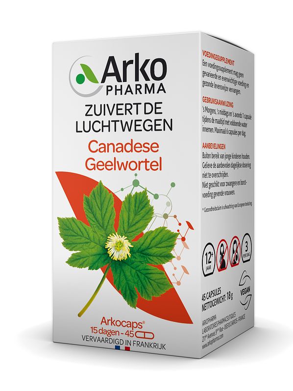 Foto van Arkocaps canadese geelwortel capsules