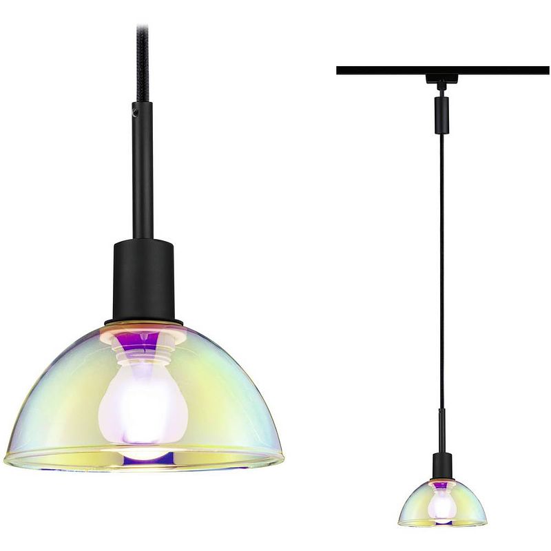 Foto van Paulmann sarrasani hanglamp urail e14 zwart (mat), dichroic