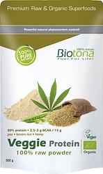 Foto van Biotona veggie protein powder raw
