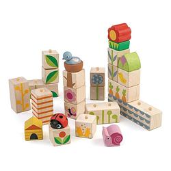 Foto van Tender toys blokken tuin hout junior 12 x 3 x 3,6 cm