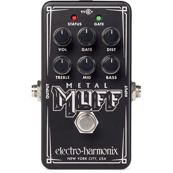 Foto van Electro harmonix nano metal muff distortion effectpedaal met noisegate