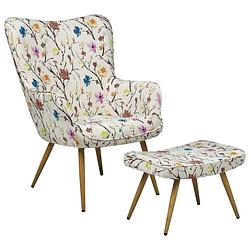 Foto van Beliani vejle - fauteuil-multicolor-polyester