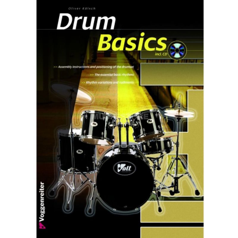 Foto van Voggenreiter 674 easy drum basics drumboek