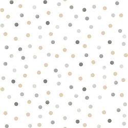 Foto van Noordwand behang mondo baby confetti dots wit/grijs/beige