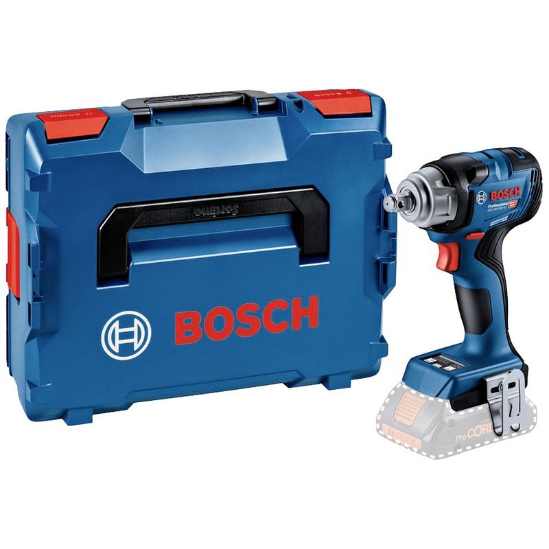 Foto van Bosch professional gds 18v-330 hc solo 06019l5001 accu-schroefmachine, accu-draaislagmoeraanzetter 18 v li-ion zonder accu, zonder lader, incl. koffer, incl.