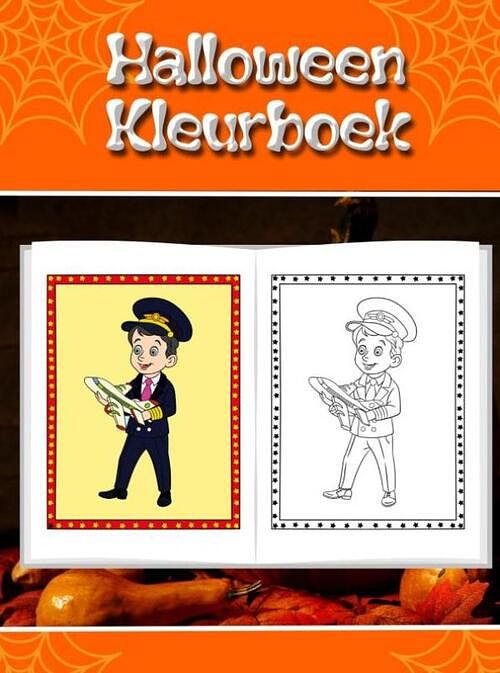 Foto van Leuk halloween kleurboek voor kinderen - mieke stevens - paperback (9789464921854)