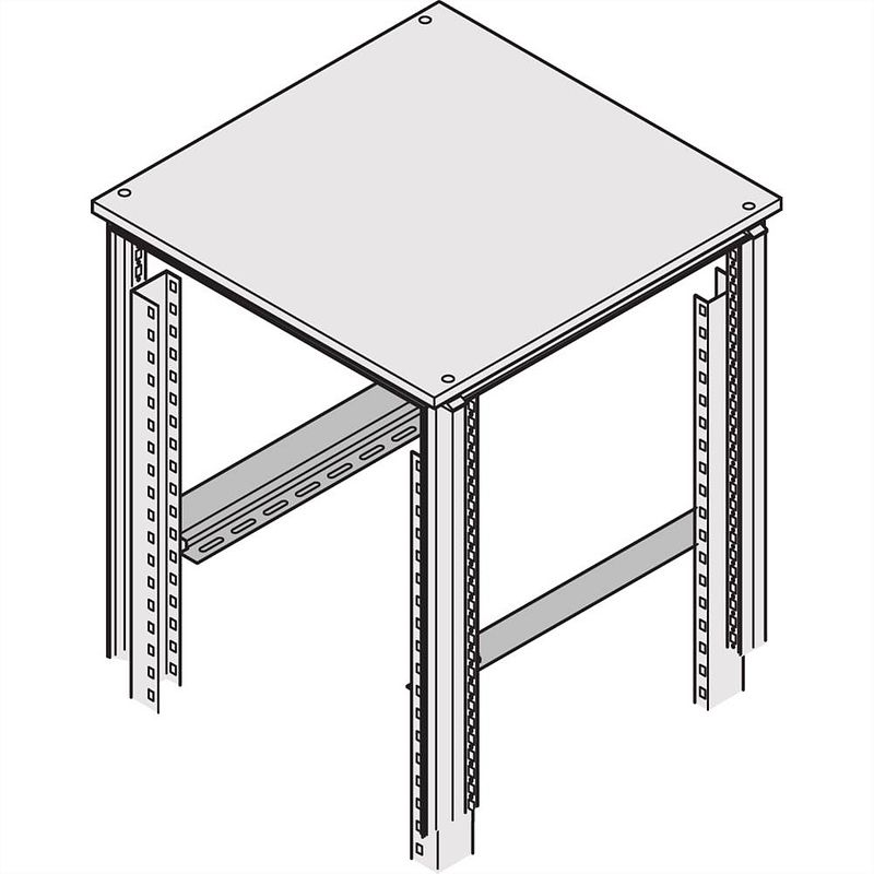 Foto van Schroff 22127095 19 inch rails voor patchkast meerdere kleuren