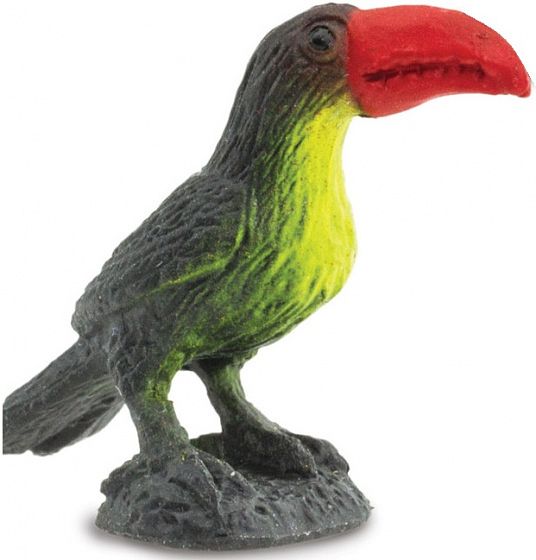 Foto van Safari speelfiguur toekan junior 2,5 cm groen 192 stuks