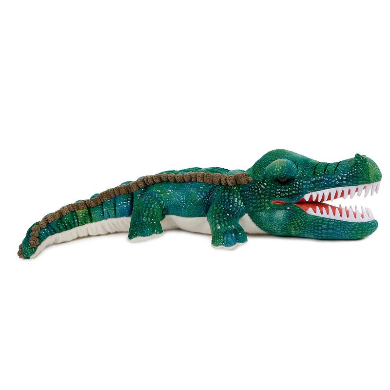 Foto van Toys amsterdam knuffel krokodil junior 45 cm pluche groen