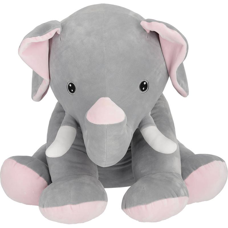 Foto van Zittende olifant knuffel - 50 cm