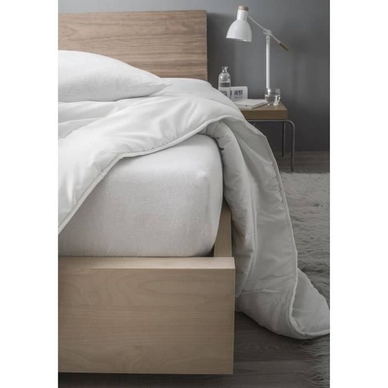 Foto van Vandaag protege matras fleece 90x190 cm wit