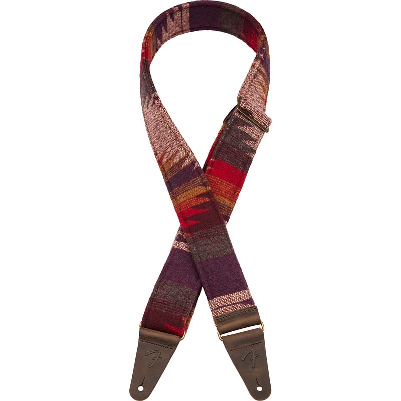 Foto van Fender zion strap purple aztec gitaarband 2 inch