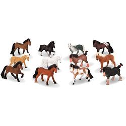 Foto van Melissa & doug speelfigurenset paarden 12-delig