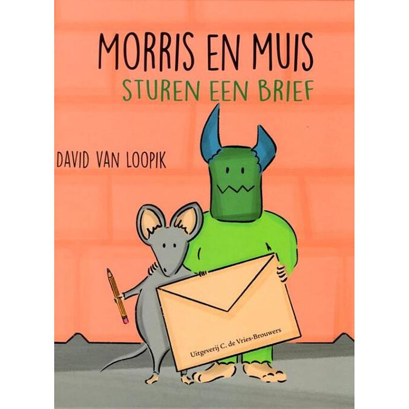 Foto van Morris en muis sturen een brief