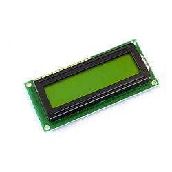 Foto van Display elektronik lc-display zwart geel-groen (b x h x d) 80 x 36 x 12.4 mm dem16102syh-ly