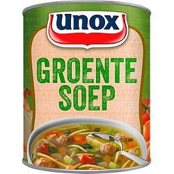 Foto van Unox soep in blik originele groentesoep 800ml bij jumbo
