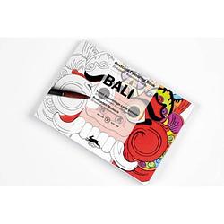 Foto van Bali - postcard colouring book