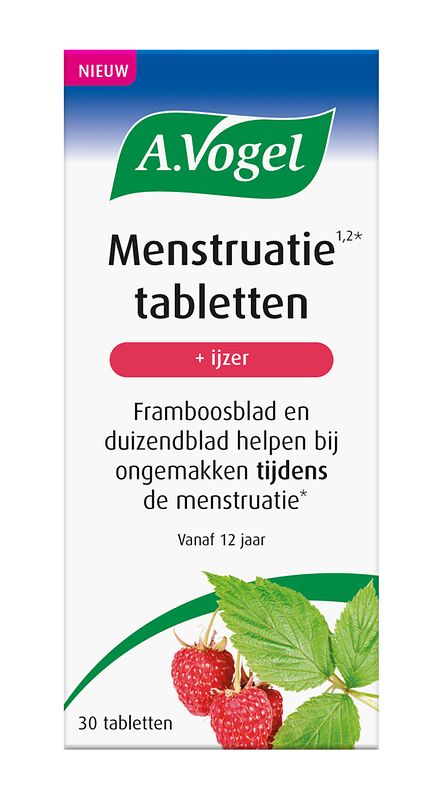 Foto van A. vogel menstruatie tabletten + ijzer