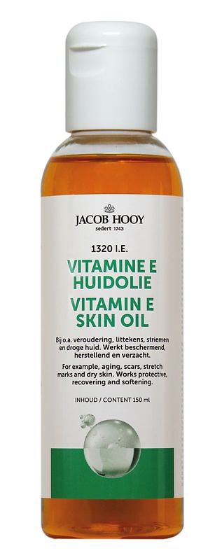 Foto van Jacob hooy vitamine e huidolie 150ml