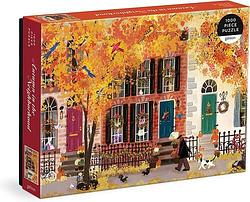Foto van Autumn in the neighborhood 1000 piece puzzle - puzzel;puzzel (9780735375284)