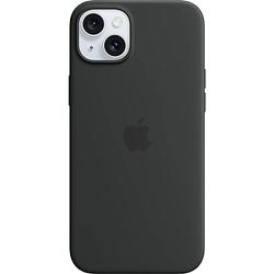 Foto van Apple silicon case magsafe backcover apple iphone 15 plus zwart