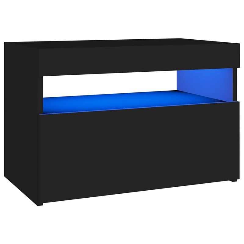 Foto van Vidaxl tv-meubel met led-verlichting 60x35x40 cm zwart