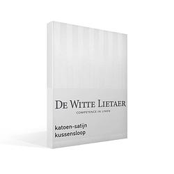 Foto van De witte lietaer zygo kussensloop - 100% katoen-satijn - 60x70 - white