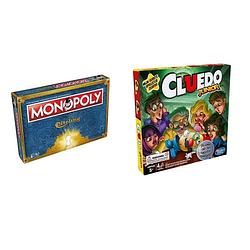 Foto van Spellenbundel - 2 stuks - monopoly efteling & cluedo junior