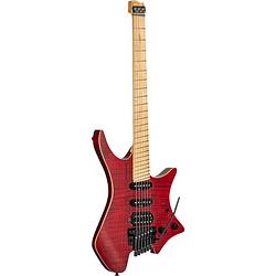 Foto van Strandberg boden standard nx 6 tremolo red headless elektrische gitaar met standard gigbag