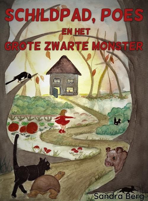 Foto van Schildpad, poes en het grote zwarte monster - sandra berg - ebook