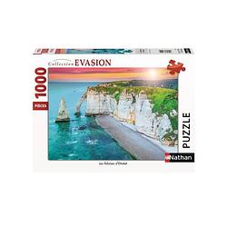 Foto van Nathan - puzzel 1000 stukjes de kliffen van etretat