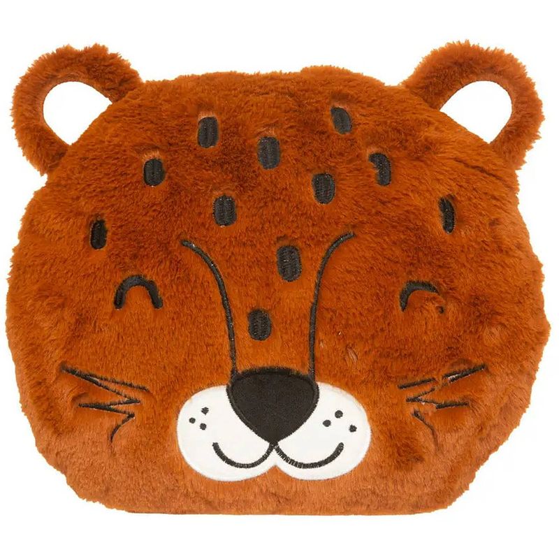 Foto van Dieren sierkussen kinderkamer - panter - 30 cm - polyester - sierkussens