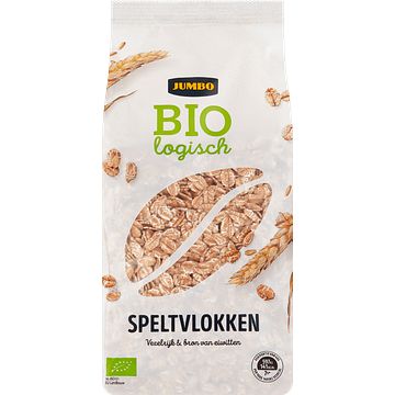 Foto van Jumbo biologisch speltvlokken 500g