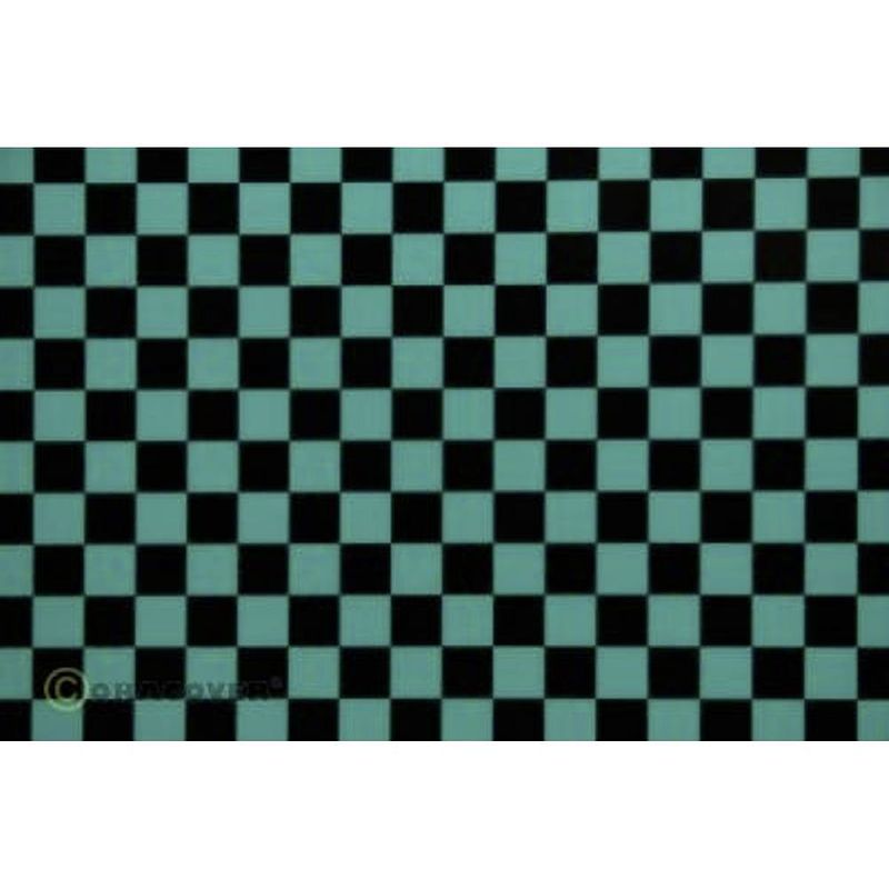 Foto van Oracover 44-017-071-002 strijkfolie fun 4 (l x b) 2 m x 60 cm turquoise-zwart