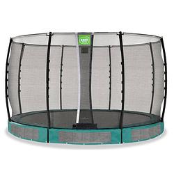 Foto van Exit allure classic inground trampoline ø427cm - groen