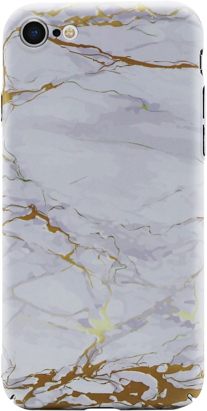 Foto van Bluebuilt grey marble hard case apple iphone se 2022 / se 2020 / 8 / 7 back cover