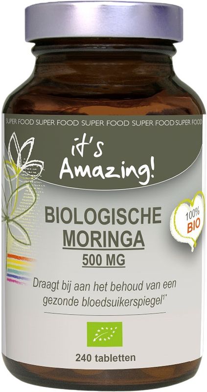 Foto van Its amazing biologische moringa tabletten